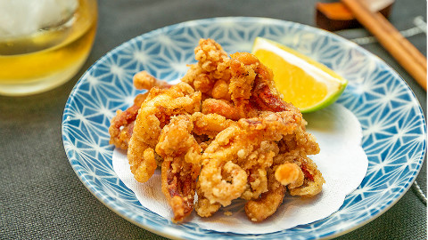 教你做日式酥炸鱿鱼须丨绵羊料理
